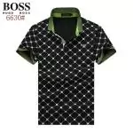 hugo boss green paule polo t shirt diamond lattice noir